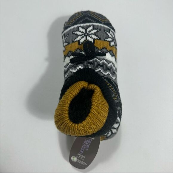 Secret Treasures Women's Multicolor Faux Fur Slipper Socks Size 4-10. 2 Pairs - Picture 2 of 9